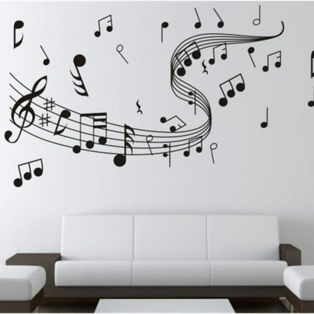 Removable Music Motto Musical Notes Room Decor Art Vinyl DIY Wall Decal Sticker